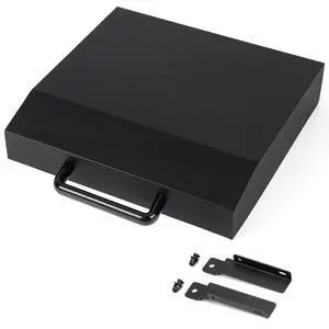 Hard Cover for 17 inch Blackstone Griddle with Front Grease System, Griddle Lid Fits Models with Removable Screws on Griddle's Rear Panel Only Hard Cover for 17 inch Blackstone Griddle with Front Grease System, Griddle Lid Fits Models with Removable Screws on Griddle's Rear Panel Only