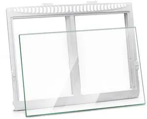240364787 Refrigerator Crisper Drawer Cover Frame with 240350608 Crisper Glass Replacement for Frigidaire kenmore Drawer Replacement,for Frigidaire Glass Shelf Replacement 240364787 Refrigerator Crisper Drawer Cover Frame with 240350608 Crisper Glass Replacement for Frigidaire kenmore Drawer Replacement,for Frigidaire Glass Shelf Replacement