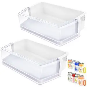 (2 PACK) Upgraded DA97-08406A, DA97-08406B/C Right Refrigerator Door Shelf Replacement for RF4287HARS/XAA, RF4289HARS/XAA Samsung Fridge Shelf AP4578480,DA63-05391/05392B Refrigerator Door Bin Part (2 PACK) Upgraded DA97-08406A, DA97-08406B/C Right Refrigerator Door Shelf Replacement for RF4287HARS/XAA, RF4289HARS/XAA Samsung Fridge Shelf AP4578480,DA63-05391/05392B Refrigerator Door Bin Part