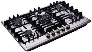 Gas Cooktop 30 Inch, Stainless Steel 5 Burners Gas Stovetop Built-in LPG/NG Convertible Gas Cooktop Dual Fuel Sealed Gas Stove Gas Cooktop 30 Inch, Stainless Steel 5 Burners Gas Stovetop Built-in LPG/NG Convertible Gas Cooktop Dual Fuel Sealed Gas Stove