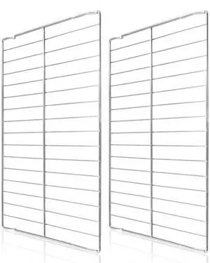 2 Pack WB48T10011 Oven Rack Fit for Range GE KenMore Oven, 24" x 17.7" Range Oven Stove Wire Rack Replace 261083 AP2031155 EAP249581 PS249581 1550790 AH249581 2 Pack WB48T10011 Oven Rack Fit for Range GE KenMore Oven, 24" x 17.7" Range Oven Stove Wire Rack Replace 261083 AP2031155 EAP249581 PS249581 1550790 AH249581