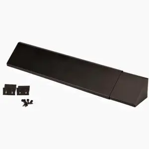 Black Adjustable Fireplace Hood for 28 to 48" Harmony Burners Fireplace Hood Heat Shield Patent Applied Black Adjustable Fireplace Hood for 28 to 48" Harmony Burners Fireplace Hood Heat Shield Patent Applied