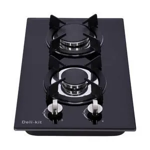 12 Inch Gas Cooktop Dual Fuel Sealed 2 Burners Tempered Glass Stovetop Drop-in Hob Black DK123-A01S 12 Inch Gas Cooktop Dual Fuel Sealed 2 Burners Tempered Glass Stovetop Drop-in Hob Black DK123-A01S