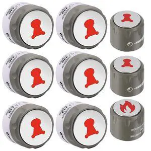 67692 Control Knob Kit for Weber Summit 660/670 Gas Grills Knob | 9 Pack Weber Grill Knobs Replacement with 6 Main Burner Lighted Control Knobs,1 IR Knob,1 Smoke & 1 Grill Burner Control Knob 67692 Control Knob Kit for Weber Summit 660/670 Gas Grills Knob | 9 Pack Weber Grill Knobs Replacement with 6 Main Burner Lighted Control Knobs,1 IR Knob,1 Smoke & 1 Grill Burner Control Knob