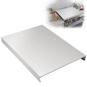 Gas Noodle Board Stove Cover: Gas Stove Top Cover Stainless Steel, Gas Stove Cover Board for Gas and Electric Stove Range Expanding Kitchen Space, Sliver, Large Size 30"x 22"x2.6" Gas Noodle Board Stove Cover: Gas Stove Top Cover Stainless Steel, Gas Stove Cover Board for Gas and Electric Stove Range Expanding Kitchen Space, Sliver, Large Size 30"x 22"x2.6"
