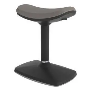 Adjustable-Height Active Motion Stool w/Saddle Seat - Flexible Seating for School Classroom, Office or Home - Gray (LNT-NUS500-GR-SO) Adjustable-Height Active Motion Stool w/Saddle Seat - Flexible Seating for School Classroom, Office or Home - Gray (LNT-NUS500-GR-SO)