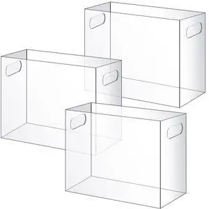 3 Pcs Acrylic File Organizer Acrylic Desktop File Box with Handle Hanging Folder Clear Holder Filing Box for Office Home School Letter Size Folder Storage, 12.2 x 5.5 x 9.4 Inch 3 Pcs Acrylic File Organizer Acrylic Desktop File Box with Handle Hanging Folder Clear Holder Filing Box for Office Home School Letter Size Folder Storage, 12.2 x 5.5 x 9.4 Inch