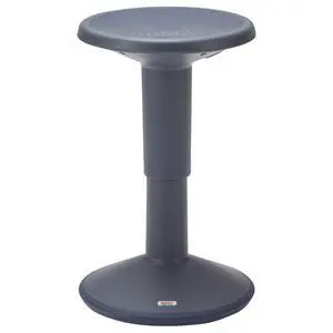 Adjustable Height Active Learning Wobble Stool, Flexible Seating, Grey Adjustable Height Active Learning Wobble Stool, Flexible Seating, Grey