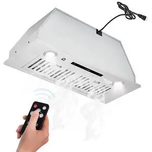 30" Under Cabinet Range Hood, Kitchen Vent Hood, 3 Speed Settings, Stainless Steel, Gesture, Touch & Remote Control, 450 CFM, LED Lights, Ducted/Ductless Convertible Duct Hood, Easy Install 30" Under Cabinet Range Hood, Kitchen Vent Hood, 3 Speed Settings, Stainless Steel, Gesture, Touch & Remote Control, 450 CFM, LED Lights, Ducted/Ductless Convertible Duct Hood, Easy Install