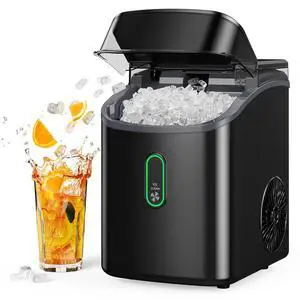 Nugget Ice Maker Countertop, Pebble Ice Maker with Soft Chewable Ice, One-Click Operation Ice Machine with Self-Cleaning, 33lbs/24H for Home,Kitchen,Office Nugget Ice Maker Countertop, Pebble Ice Maker with Soft Chewable Ice, One-Click Operation Ice Machine with Self-Cleaning, 33lbs/24H for Home,Kitchen,Office