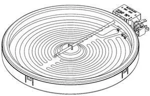 DG47-00063A Range Dual Surface Element Genuine Original Equipment Manufacturer (OEM) Part DG47-00063A Range Dual Surface Element Genuine Original Equipment Manufacturer (OEM) Part