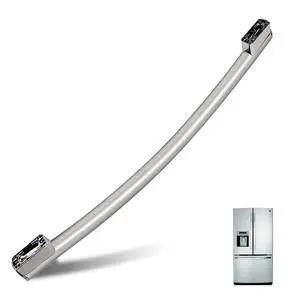 WR12X34310 Refrigerator Door Handle, Stainless Steel Freezer Door Handle, Fits for GE GFE24JSKNFSS GWE19JMLKFES GNE25JSKCFSS GDE25ESKNRSS & GNE25JSKAFSS, Models PS16220203 WR12X34310 Refrigerator Door Handle, Stainless Steel Freezer Door Handle, Fits for GE GFE24JSKNFSS GWE19JMLKFES GNE25JSKCFSS GDE25ESKNRSS & GNE25JSKAFSS, Models PS16220203