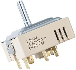 EBF62174907 Surface Element Infinite Control Switch for LG Electric Range Replacement EBF62174902 EBF62174904 PER001-12LG D PER001-12S D EBF62174907 Surface Element Infinite Control Switch for LG Electric Range Replacement EBF62174902 EBF62174904 PER001-12LG D PER001-12S D