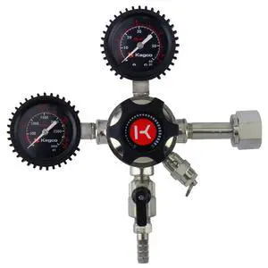 Elite Series Dual Gauge CO2 Draft Beer Regulator, 1 Product Elite Series Dual Gauge CO2 Draft Beer Regulator, 1 Product
