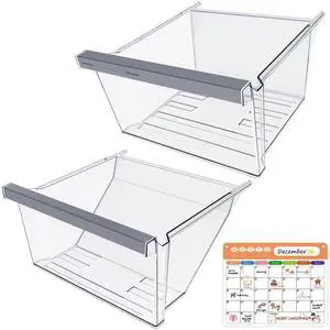 UPGRADED W11162443 Crisper Drawer & W11162446 Fridge Drawer For Whirlpool Refrigerator Drawers Replacement WRS315SDHZ02 WRS315SDHZ05 WRS315SDHZ08 WRS321SDHZ08 Parts Whirlpool Fridge Drawers WRS325SDHZ UPGRADED W11162443 Crisper Drawer & W11162446 Fridge Drawer For Whirlpool Refrigerator Drawers Replacement WRS315SDHZ02 WRS315SDHZ05 WRS315SDHZ08 WRS321SDHZ08 Parts Whirlpool Fridge Drawers WRS325SDHZ