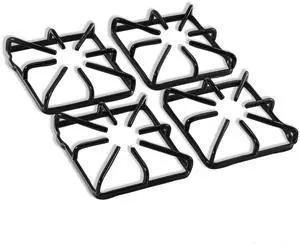 Upgraded WB31K10016 WB31K10015 Grates Replacement Parts for GE Stove Grate Cast Iron Grate Kenmore Hotpoint Gas Range Grate General Electric Cooktop Burner Grate Stove Top Parts Metal Rack 4Pcs Upgraded WB31K10016 WB31K10015 Grates Replacement Parts for GE Stove Grate Cast Iron Grate Kenmore Hotpoint Gas Range Grate General Electric Cooktop Burner Grate Stove Top Parts Metal Rack 4Pcs