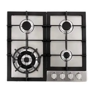 24 in. Haven Collection Drop-In 4 Burner Gas Cooktop in Stainless Steel | COS-640STX-E Sealed Burners, Cast Iron Grates, Knob Controls, Electronic Ignition, Liquid Propane Convertible 24 in. Haven Collection Drop-In 4 Burner Gas Cooktop in Stainless Steel | COS-640STX-E Sealed Burners, Cast Iron Grates, Knob Controls, Electronic Ignition, Liquid Propane Convertible