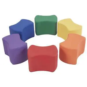 10442-AS SoftScape 10" Butterfly Stool Modular Seating Set for Toddlers and Kids, Soft Lightweight Foam (6-Piece Set) - Assorted 10442-AS SoftScape 10" Butterfly Stool Modular Seating Set for Toddlers and Kids, Soft Lightweight Foam (6-Piece Set) - Assorted