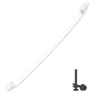 Upgraded WB15X10048 Oven Handle Compatible with GE Hotpoint Oven Handle Replacement White General Electric Range Stove Parts AP2021197 JGBP30WEA1WW JBP24WB4WW Parts with Screws Upgraded WB15X10048 Oven Handle Compatible with GE Hotpoint Oven Handle Replacement White General Electric Range Stove Parts AP2021197 JGBP30WEA1WW JBP24WB4WW Parts with Screws