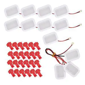 W11683243 LED Module Service Kit White, 9+3 LEDs Fits Select Whirlpool, Kenmore, KitchenAid, Maytag, Amana & JennAir Refrigerators Led Light Module Replacement Part W11683243 LED Module Service Kit White, 9+3 LEDs Fits Select Whirlpool, Kenmore, KitchenAid, Maytag, Amana & JennAir Refrigerators Led Light Module Replacement Part
