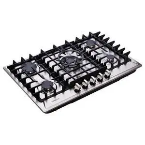 30 Inch Gas Cooktop, Built-in 5 Burners Stainless Steel Stovetop Propane/Natural Gas Convertible Stove Top Dual Fuel Cooktop 30 Inch Gas Cooktop, Built-in 5 Burners Stainless Steel Stovetop Propane/Natural Gas Convertible Stove Top Dual Fuel Cooktop
