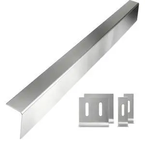 30" Slide-In Range Rear Filler Kit, Stainless Steel Stove Gap Filler Behind Range, Adjustable 1" or 2.25" Backguard Trim Kit, Easy Install Backsplash Gap Cover,Silver(2 Packs) 30" Slide-In Range Rear Filler Kit, Stainless Steel Stove Gap Filler Behind Range, Adjustable 1" or 2.25" Backguard Trim Kit, Easy Install Backsplash Gap Cover,Silver(2 Packs)