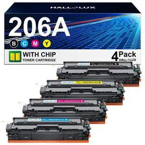 206A 206X Toner Cartridges for HP 206A Toner Cartridges 4 Pack | (with Chip) Compatible with LaserJet Pro MFP M283fdw M283cdw M255dw M282nw Printer Toner (BCMY, 4P) 206A 206X Toner Cartridges for HP 206A Toner Cartridges 4 Pack | (with Chip) Compatible with LaserJet Pro MFP M283fdw M283cdw M255dw M282nw Printer Toner (BCMY, 4P)