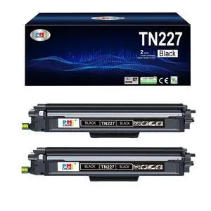 TN227 Black Toner Replacement for Brother TN227BK TN-227 | HL-L3210CW HL-L3230CDW HL-L3290CDW MFC-L3710CW MFC-L3750CDW MFC-L3772CDW Printer (2-Pack) TN227 Black Toner Replacement for Brother TN227BK TN-227 | HL-L3210CW HL-L3230CDW HL-L3290CDW MFC-L3710CW MFC-L3750CDW MFC-L3772CDW Printer (2-Pack)