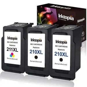 Remanufactured Ink Cartridge PG-210XL CL-211XL 2 Black 1 Color | Fit Canon IP2700 IP2702 MP240 MP250 MP270 MP490 MP495 MX320 MX350 MX360 Remanufactured Ink Cartridge PG-210XL CL-211XL 2 Black 1 Color | Fit Canon IP2700 IP2702 MP240 MP250 MP270 MP490 MP495 MX320 MX350 MX360