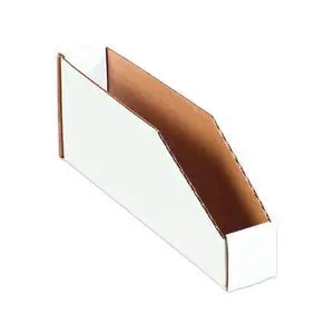 PBINMT212 Open Top Bin Boxes, 2" x 12" x 4 1/2", Oyster White (Pack of 50) PBINMT212 Open Top Bin Boxes, 2" x 12" x 4 1/2", Oyster White (Pack of 50)