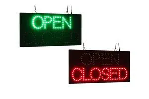 Open Closed Sign, Up-Down, 24"x12", 60x30cm, LED, Neon, Florescent, Signage, Signboard, Display, Billboard, Screen, Grand Opening, Gift Open Closed Sign, Up-Down, 24"x12", 60x30cm, LED, Neon, Florescent, Signage, Signboard, Display, Billboard, Screen, Grand Opening, Gift