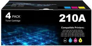 210A Toner Cartridges 4 Pack for Color Laser Jet Pro MFP 4301fdw Compatible with HP 210X Toner Cartridges for HP210X HP210A Color Laser Jet Pro 4201dw 4201dn MFP 4301fdn 4301dw 4301fdw Toner Cartridge 210A Toner Cartridges 4 Pack for Color Laser Jet Pro MFP 4301fdw Compatible with HP 210X Toner Cartridges for HP210X HP210A Color Laser Jet Pro 4201dw 4201dn MFP 4301fdn 4301dw 4301fdw Toner Cartridge