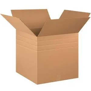 Shipping Boxes Multi-Depth 20"L x 20"W x 20"H, 10-Pack | Corrugated Cardboard Box for Packing, Moving and Storage Shipping Boxes Multi-Depth 20"L x 20"W x 20"H, 10-Pack | Corrugated Cardboard Box for Packing, Moving and Storage
