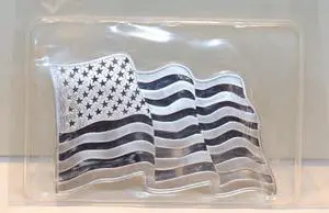 1 oz Old Glory American Flag by SMI 1 oz.999 Silver Bullion Security Art Bar 1 oz Old Glory American Flag by SMI 1 oz.999 Silver Bullion Security Art Bar