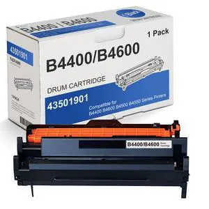 B4400/B4600 Drum Cartridges 1 Pack: Compatible 43501901 Drum Unit Replacement for OKI B4600 B4400 B4500 B4550 Series Printer B4400/B4600 Drum Cartridges 1 Pack: Compatible 43501901 Drum Unit Replacement for OKI B4600 B4400 B4500 B4550 Series Printer
