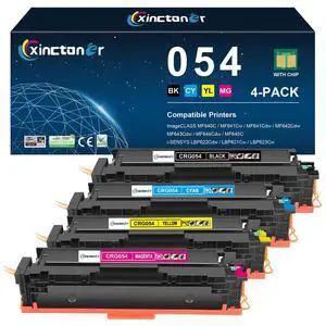 054 Toner Cartridge Set 4 Pack for MF644Cdw MF642Cdw Toner | Compatible for Canon 054 Toner 054H CRG054 ImageClass MF644Cdw MF642Cdw LBP622Cdw MF641Cdw MF641Cw LBP623Cdw Printer Ink 054 Toner Cartridge Set 4 Pack for MF644Cdw MF642Cdw Toner | Compatible for Canon 054 Toner 054H CRG054 ImageClass MF644Cdw MF642Cdw LBP622Cdw MF641Cdw MF641Cw LBP623Cdw Printer Ink