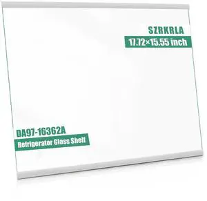 DA97-16362A Refrigerator Glass Shelf Fit for Samsung Refrigerator, Replace DA97-16362T AP6025092 PS17501265, Freezer Tempered Glass Shelf DA97-16362A Refrigerator Glass Shelf Fit for Samsung Refrigerator, Replace DA97-16362T AP6025092 PS17501265, Freezer Tempered Glass Shelf