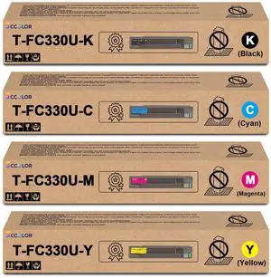 TFC330U T-FC330U Toner Cartridges Compatible for Toshiba T-FC330U T-FC330UK T-FC330UC T-FC330UM T-FC330UY Replacement for Toshiba E-Studio 330AC 400AC Printers,4-Pack Black Cyan Magenta Yellow TFC330U T-FC330U Toner Cartridges Compatible for Toshiba T-FC330U T-FC330UK T-FC330UC T-FC330UM T-FC330UY Replacement for Toshiba E-Studio 330AC 400AC Printers,4-Pack Black Cyan Magenta Yellow