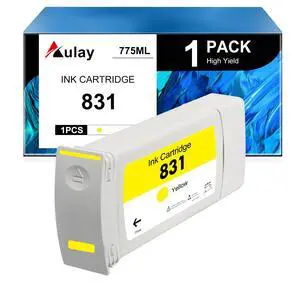 831 Yellow Ink Cartridges Replacement for 831 Ink Cartridges High Performance Work for Latex 310 54in. 330 64in. 360 64in. 370 64in. 570 64in. PrintersYellow 831 Yellow Ink Cartridges Replacement for 831 Ink Cartridges High Performance Work for Latex 310 54in. 330 64in. 360 64in. 370 64in. 570 64in. PrintersYellow