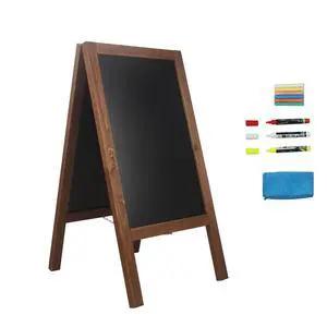 Chalkboard Sign 40x20'' Outdoor Chalk Board Signs Wooden | A Frame Sidewalk Sign Large Standing Chalkboard with Liquid & Solid Chalk for Party Wedding Restaurant Chalkboard Sign 40x20'' Outdoor Chalk Board Signs Wooden | A Frame Sidewalk Sign Large Standing Chalkboard with Liquid & Solid Chalk for Party Wedding Restaurant