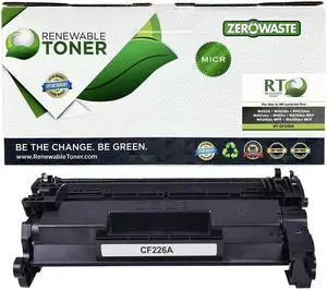 RT 26A MICR Toner Replacement for HP 26A 26X Laser Jet Pro M402n M402dn M402dw MFP M426fdw M426fdn M426dw | CF226A CF226X Check Printer Ink Cartridge RT 26A MICR Toner Replacement for HP 26A 26X Laser Jet Pro M402n M402dn M402dw MFP M426fdw M426fdn M426dw | CF226A CF226X Check Printer Ink Cartridge