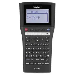 P-touch, PTH500LI, PC-Connectable Label Maker, Rechargeable Portable Labeler, One-Touch Formatting, Vivid Bright Display, Black P-touch, PTH500LI, PC-Connectable Label Maker, Rechargeable Portable Labeler, One-Touch Formatting, Vivid Bright Display, Black