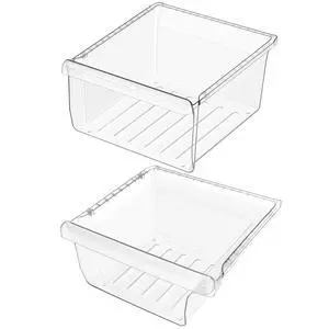UPGRADED DA97-08693B Refrigerator Crisper Drawer Upper & DA97-08692B Fridge Crisper Bin Bottom Compatible with Samsung Refrigerator Drawers RS25J500DSR RS25H5000SR RS25J500DSG RS261MDRS Crisper Drawer UPGRADED DA97-08693B Refrigerator Crisper Drawer Upper & DA97-08692B Fridge Crisper Bin Bottom Compatible with Samsung Refrigerator Drawers RS25J500DSR RS25H5000SR RS25J500DSG RS261MDRS Crisper Drawer