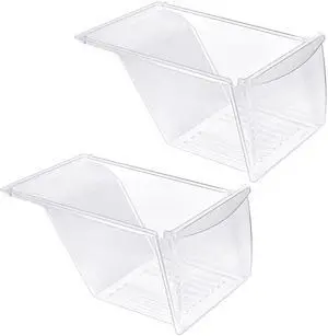 2 PACK Upgrade 240337103 Refrigerator Crisper Drawer Replacement | for Frigidaire Kenmore Refrigerator Drawer Replacement, Frigidaire Drawer Replacement for AP2115741, 240337100, 240337102 2 PACK Upgrade 240337103 Refrigerator Crisper Drawer Replacement | for Frigidaire Kenmore Refrigerator Drawer Replacement, Frigidaire Drawer Replacement for AP2115741, 240337100, 240337102