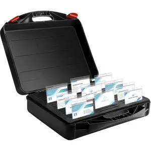 Name tag Organizer Storage Box Name Badge Holder Organizer Tray Holds 60 id Badge tag with 2 Click to Lock for Office School Business, 17.4 x 16.1 x 5.8 Inch(1 Pcs) Name tag Organizer Storage Box Name Badge Holder Organizer Tray Holds 60 id Badge tag with 2 Click to Lock for Office School Business, 17.4 x 16.1 x 5.8 Inch(1 Pcs)