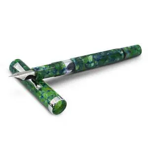 FPR Jaipur V2 Jade Piston Fill Refillable Fountain Pen for Writers | Ultra Flex Nib, Cracked Ice Acrylic Body, Ebonite Feed, Twist-On Closure, 4 mm to 2 mm Line Variation FPR Jaipur V2 Jade Piston Fill Refillable Fountain Pen for Writers | Ultra Flex Nib, Cracked Ice Acrylic Body, Ebonite Feed, Twist-On Closure, 4 mm to 2 mm Line Variation