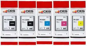 Canon PFI-030 55ml Ink Tank Set (Black, Matte Black, Cyan, Magenta, Yellow) for Canon imagePROGRAF TA-20 and TA-30 Canon PFI-030 55ml Ink Tank Set (Black, Matte Black, Cyan, Magenta, Yellow) for Canon imagePROGRAF TA-20 and TA-30