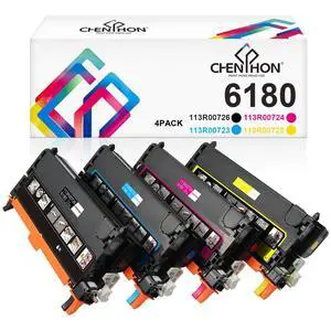 6180 Toner Cartridge Remanufactured for Xerox Phaser 6180 6180N 6180DN,KCMY | for Xeroxing Printer 6180 6180N 6180DN 6180MFP-D 6180MFP-N Ink 113R00726 113R00723 113R00724 113R00725 4 Color Set 6180 Toner Cartridge Remanufactured for Xerox Phaser 6180 6180N 6180DN,KCMY | for Xeroxing Printer 6180 6180N 6180DN 6180MFP-D 6180MFP-N Ink 113R00726 113R00723 113R00724 113R00725 4 Color Set