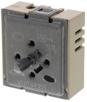 W10149355 Range Infinite Switch Compatible with Whirlpool, Maytag, KitchenAid, Jenn-Air, Amana, Magic Chef, Admiral, Norge, Roper, Replacement for W10149355, 1470674, PS11749068, AP6015787 W10149355 Range Infinite Switch Compatible with Whirlpool, Maytag, KitchenAid, Jenn-Air, Amana, Magic Chef, Admiral, Norge, Roper, Replacement for W10149355, 1470674, PS11749068, AP6015787