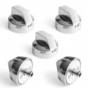 (5Pcs) DG94-00945A/DG68-00377A for Samsung Gas Stove Surface Burner Control Knobs Replacements X58H9500WS/AA-00/01/02/03, NX58H9950WS/AA-01, NX58H9500WS/AC-01, NY58J9850WS/AA-02,Replace Part (5Pcs) DG94-00945A/DG68-00377A for Samsung Gas Stove Surface Burner Control Knobs Replacements X58H9500WS/AA-00/01/02/03, NX58H9950WS/AA-01, NX58H9500WS/AC-01, NY58J9850WS/AA-02,Replace Part